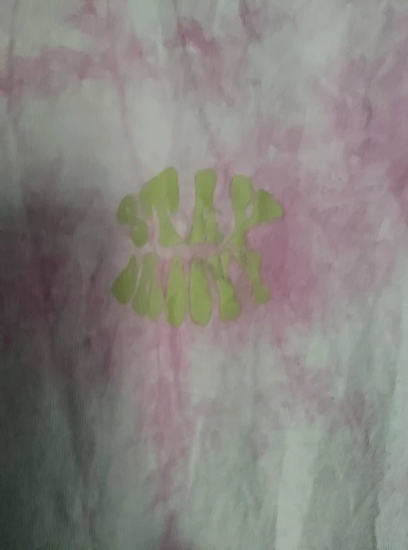 T-shirt Tie and Dye Vintage "Stay Groovy" (Fin 80s)