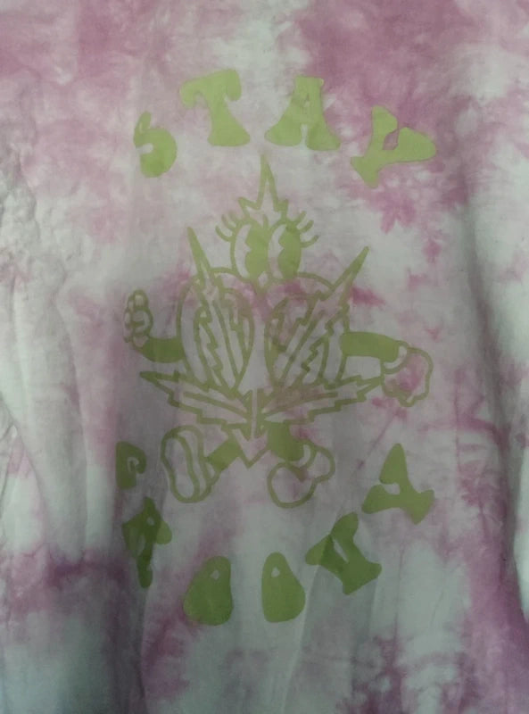 T-shirt Tie and Dye Vintage "Stay Groovy" (Fin 80s)