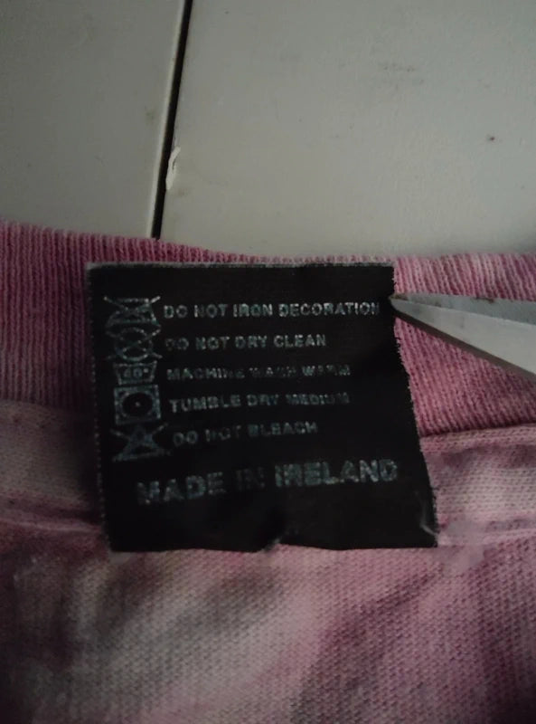 T-shirt Tie and Dye Vintage "Stay Groovy" (Fin 80s)