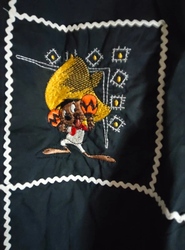 Chemise Vintage fin 90 - Speedy Gonzales Brodé