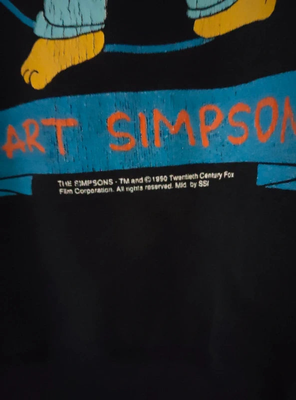 Sweatshirt Vintage The Simpsons Année 1990