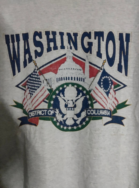T-shirt Vintage Washington DC (Single Stitch Fin 80s/Début 90s)