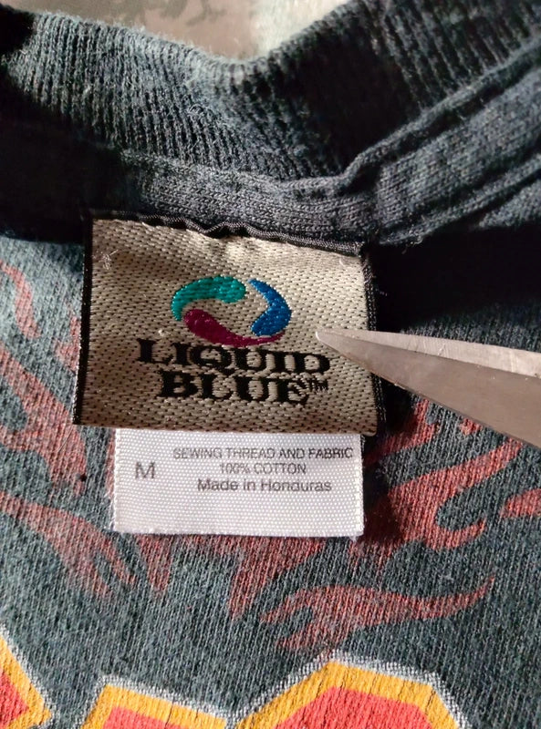 T-shirt Vintage AC/DC Tie-Dye (Début 2000s)