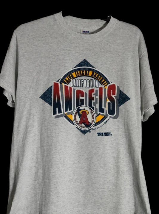 T-shirt Vintage Angels Baseball (1992) Single stitch
