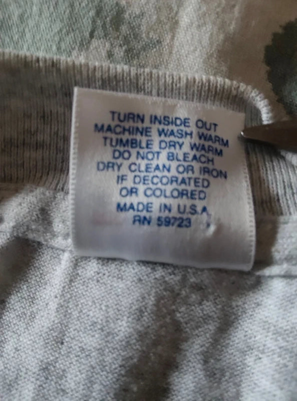 T-shirt Vintage Angels Baseball (1992) Single stitch