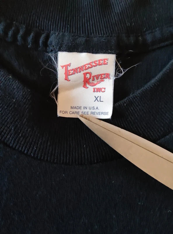 T-shirt Vintage Noir Single Stitch "Ultra Bond" Cosmétique