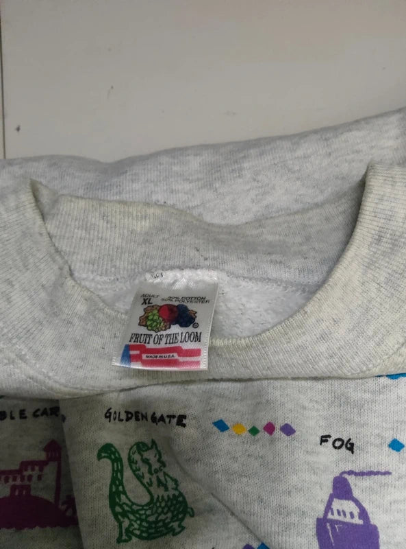 Sweatshirt Vintage San Francisco (Made in USA, vers 1992)