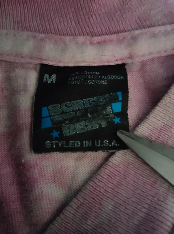 T-shirt Tie and Dye Vintage "Stay Groovy" (Fin 80s)