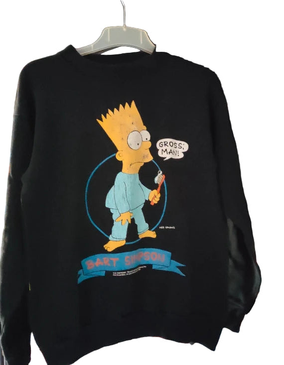 Sweatshirt Vintage The Simpsons Année 1990