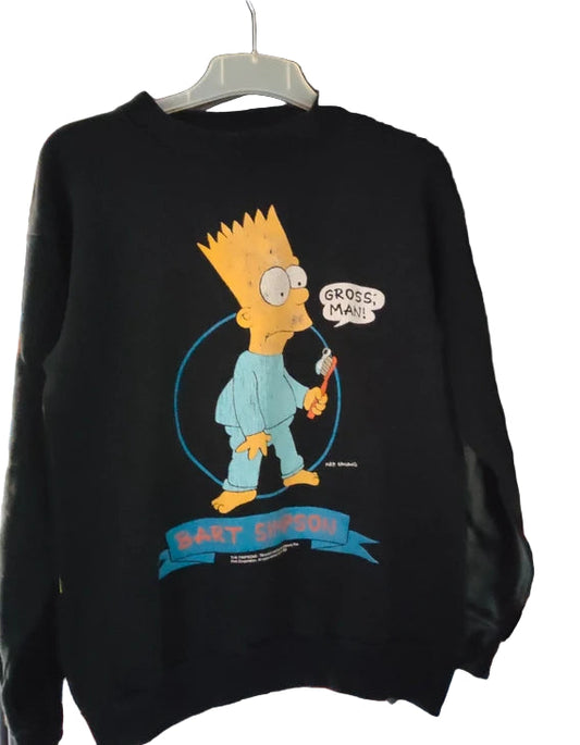 Sweatshirt Vintage The Simpsons Année 1990