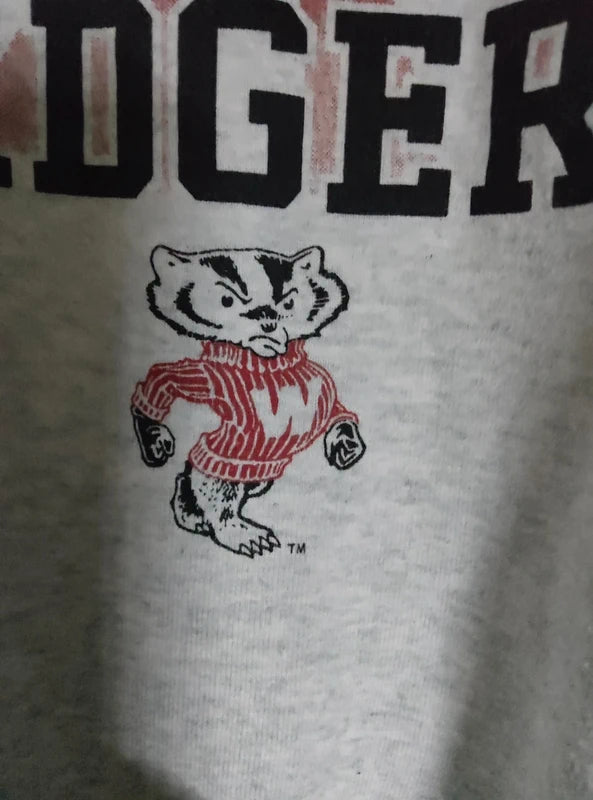 Sweatshirt Vintage Wisconsin Badgers (Début 90s)