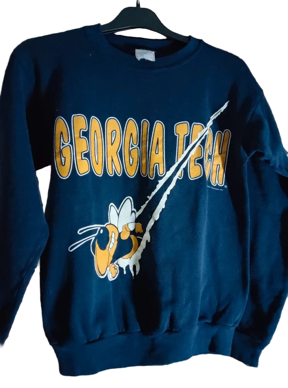 Sweatshirt Vintage Georgia Tech - Buzz Bee (1991)