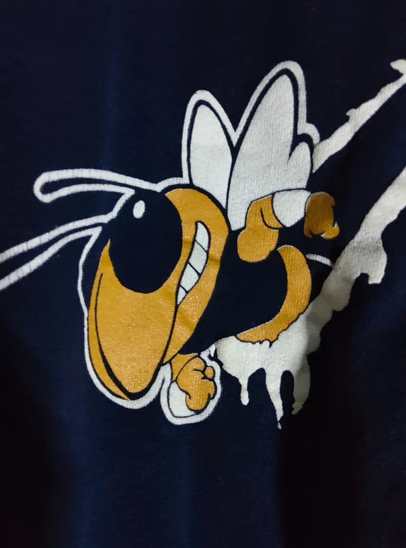 Sweatshirt Vintage Georgia Tech - Buzz Bee (1991)
