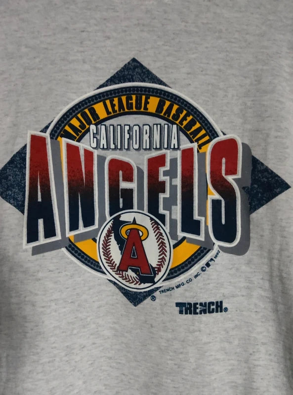 T-shirt Vintage Angels Baseball (1992) Single stitch