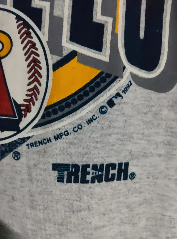 T-shirt Vintage Angels Baseball (1992) Single stitch