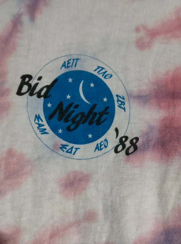 T-shirt Tie-Dye Vintage "Big Night" (1988)
