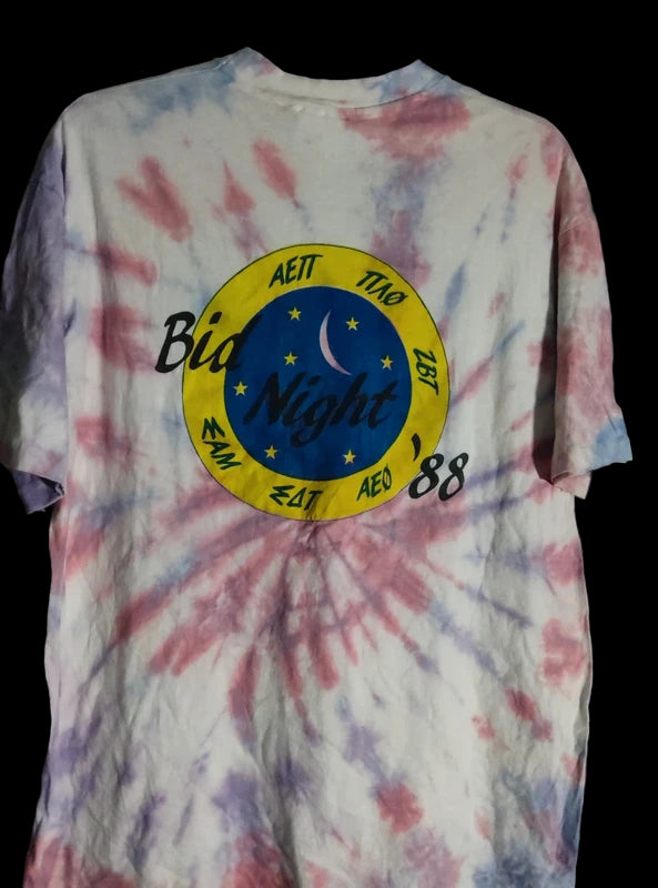 T-shirt Tie-Dye Vintage "Big Night" (1988)