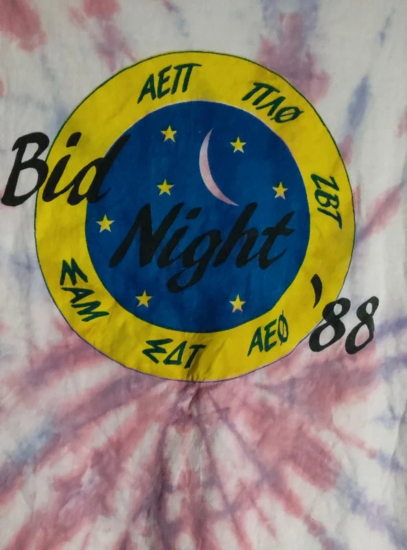 T-shirt Tie-Dye Vintage "Big Night" (1988)