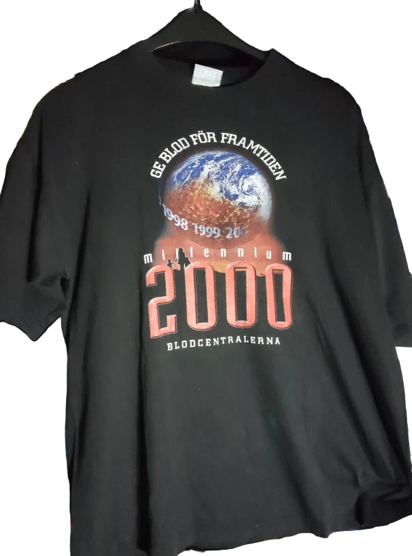 T-shirt Vintage Don du Sang Suédois (Fin 90s)