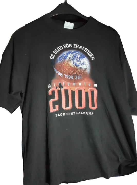 T-shirt Vintage Don du Sang Suédois (Fin 90s)