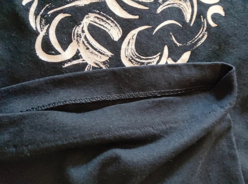 T-shirt Vintage Noir Single Stitch "Ultra Bond" Cosmétique