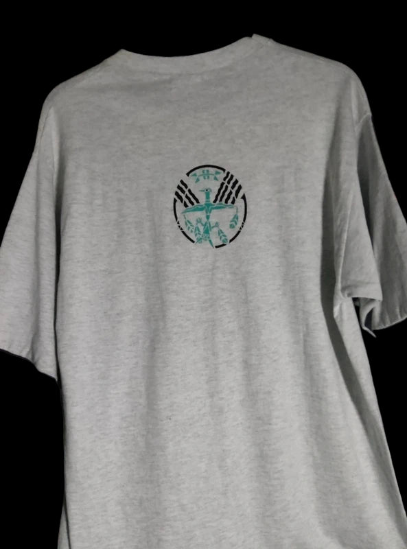 T-shirt Vintage Motif Indien (Single Stitch)